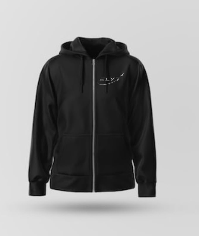 Corta-vento Unissex Preto ELYT — vista 1