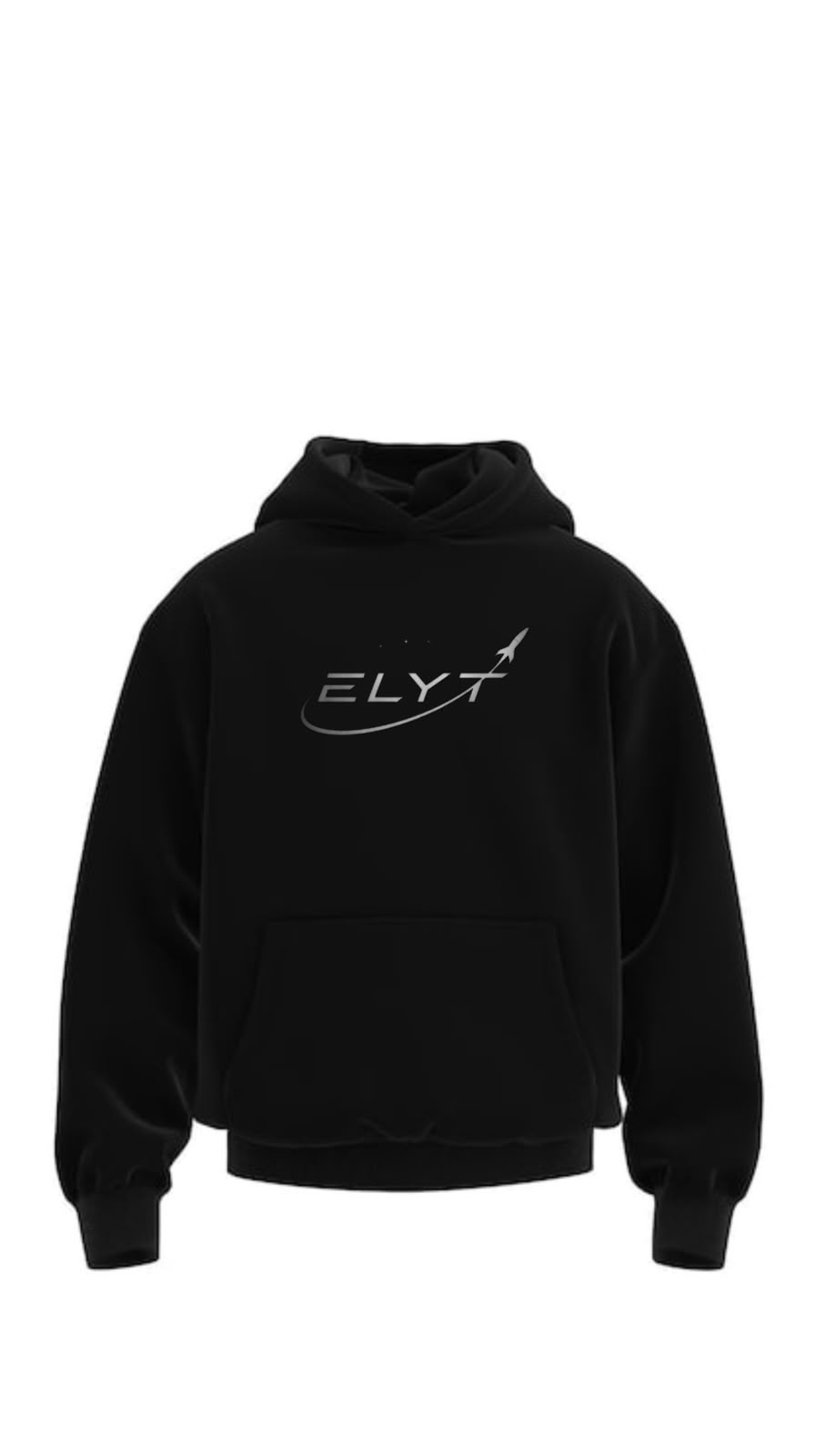 Moletom Preto Unissex ELYT — vista 1