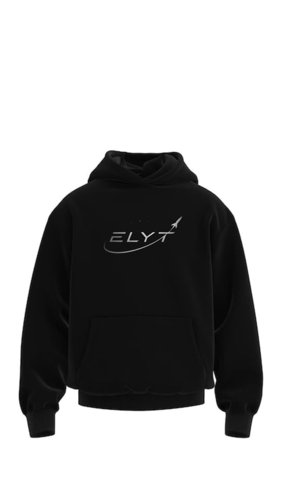 Moletom Preto Unissex ELYT — vista 1